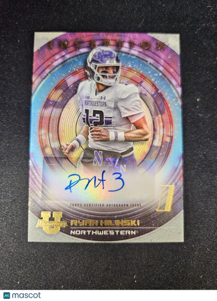 2023 Ryan Hilinski Bowman U Inception Auto Northwestern