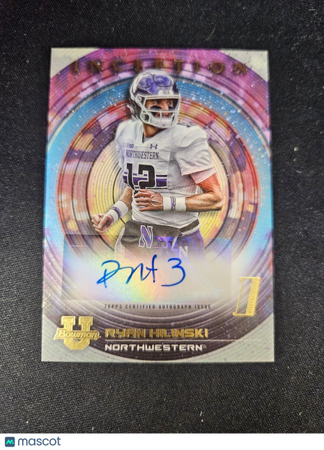 2023 Ryan Hilinski Bowman U Inception Auto Northwestern