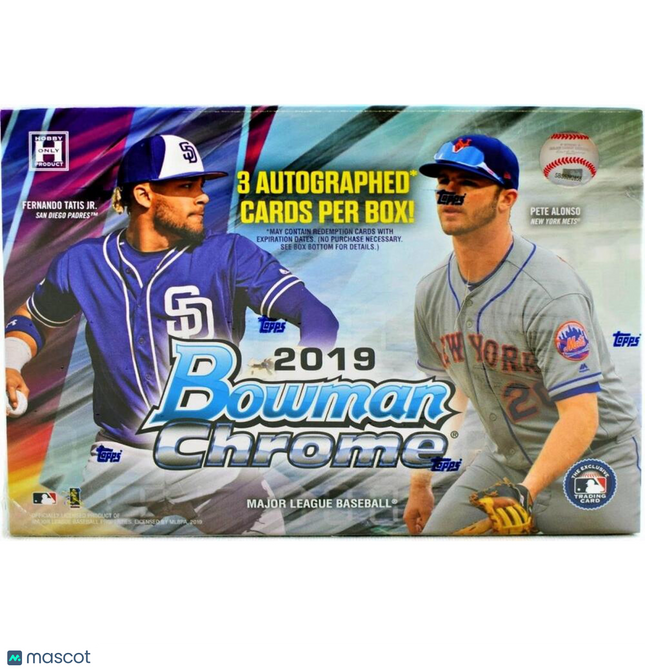 MLB 2019 Bowman Chrome Baseball HTA Choice Hobby Box