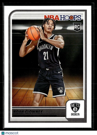 2023-24 NBA HOOPS ROOKIE 280 Noah Clowney - Brooklyn Nets