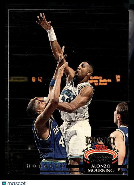 1992-93 STADIUM CLUB DRAFT PICK ALONZO MOURNING HORNETS
