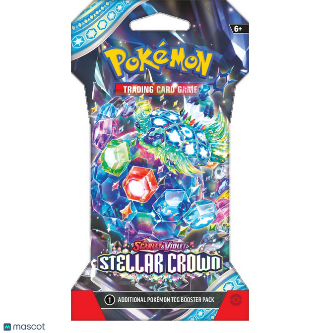 Pokemon Scarlet & Violet Stellar Crown Sleeved Booster Pack
