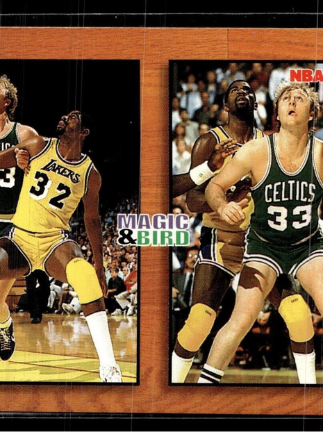 1993-94 NBA HOOPS VS LARRY BIRD MAGIC JOHNSON
