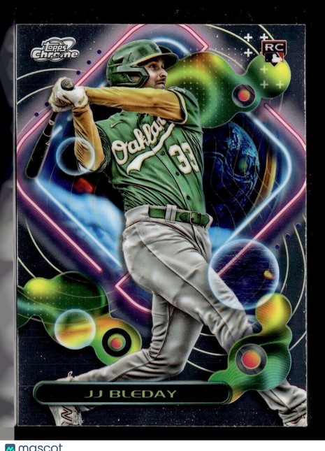 2023 TOPPS COSMIC CHROME 124 JJ Bleday - Oakland Athletics RC