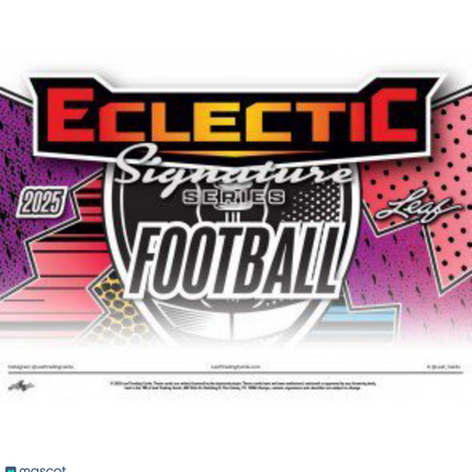 NFL 2025 Leaf Eclectic Signature Series Football Mythical Hobby Box