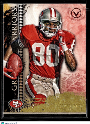 2015 VALOR GRIDIRON WARRIORS JERRY RICE 49ERS