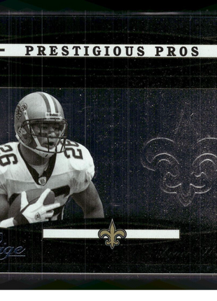 2005 PRESTIGE PRESTIGOUS PROS GREEN /75 DEUCE MCALLISTER SAINTS