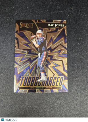 2021 Mac Jones Select Turbocharged Rc Rookie #5 Patriots