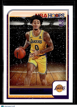 2023-24 NBA HOOPS WINTER ROOKIE 238 Jalen Hood-Schifino - Los Angeles Lakers