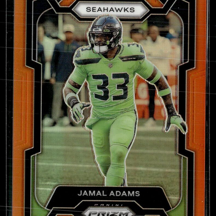 2023 PRIZM ORANGE 13/249 259 Jamal Adams - Seattle Seahawks
