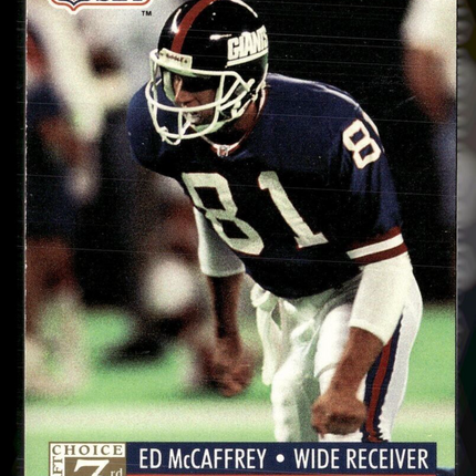 1991 PRO SET ROOKIE ED MCCAFFREY GIANTS