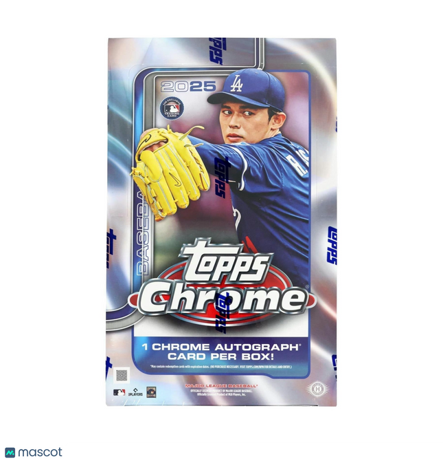 MLB 2025 Topps Chrome Baseball Hobby Box