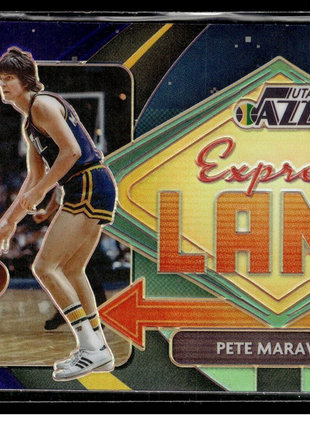 2020-21 OPTIC PURPLE EXPRESS LANE PETE MARAVICH JAZZ