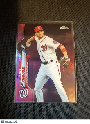 topps chrome carter kieboom Pink