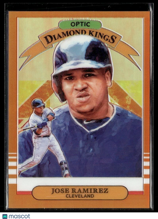 2019 OPTIC ORANGE DIAMOND KINGS /99 JOSE RAMIREZ INDIANS