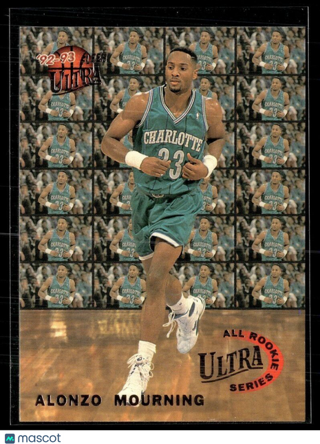 1992-93 FLEER ULTRA ALL ROOKIE SERIES ALONZO MOURNING HORNETS