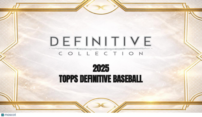 MLB 2025 Topps Definitive Baseball Hobby Box