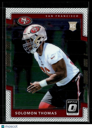 2017 OPTIC ROOKIE SOLOMON THOMAS 49ERS