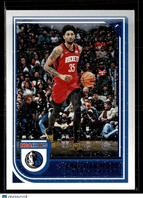2022-23 NBA HOOPS WINTER PURPLE 128 Christian Wood - Dallas Mavericks