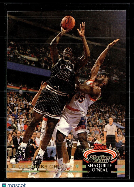 1992-93 STADIUM CLUB MEMBERS CHOICE SHAQUILLE O'NEAL MAGIC