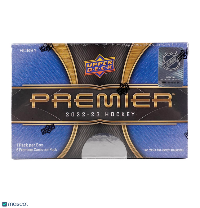 NHL 2022-23 Upper Deck Premier Hockey Hobby Box