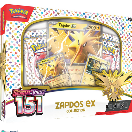Pokemon Scarlet & Violet 151 Zapdos EX Collection Box