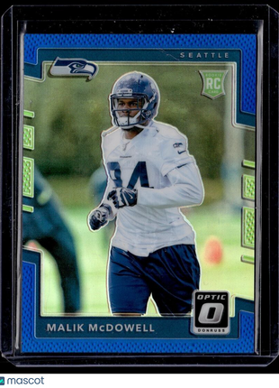 2017 OPTIC BLUE /149 MALIK MCDOWELL SEAHAWKS
