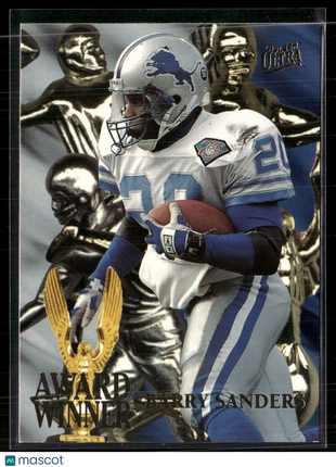 1996 FLEER ULTRA AWARD WINNER BARRY SANDERS LIONS