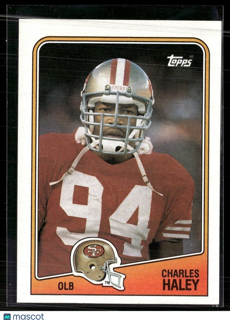1988 TOPPS CHARLES HALEY 49ERS