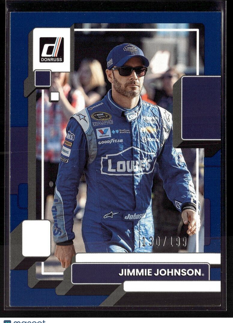 2023 DONRUSS RACING BLUE /199 JIMMIE JOHNSON