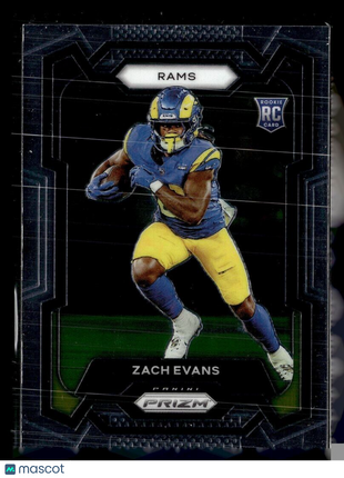 2023 PRIZM ROOKIE 359 Zach Evans - Los Angeles Rams