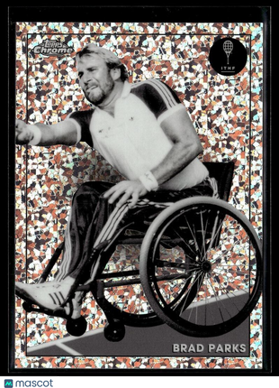 2021 TOPPS CHROME TENNIS BLACK WHITE MINI DIAMONDS 86 Brad Parks