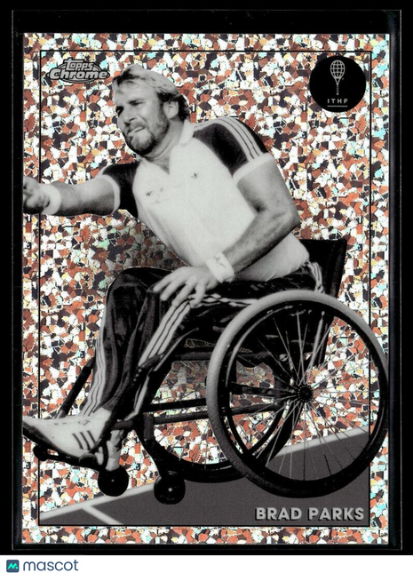 2021 TOPPS CHROME TENNIS BLACK WHITE MINI DIAMONDS 86 Brad Parks
