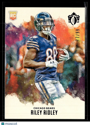 2019 CHRONICLES BLUE GRIDIRON /99 ROOKIE RILEY RIDLEY BEARS
