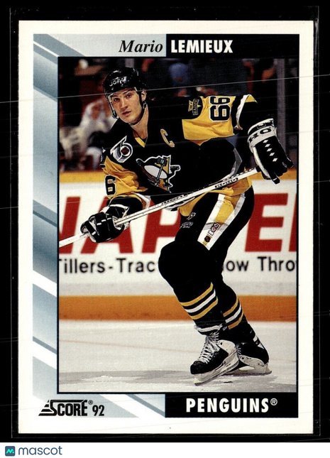 1992-93 SCORE MARIO LEMIEUX PENGUINS