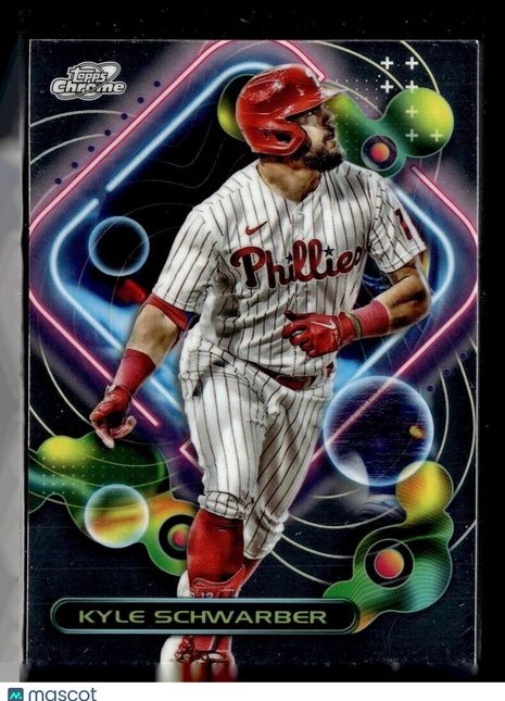 2023 TOPPS COSMIC CHROME 108 Kyle Schwarber - Philadelphia Phillies