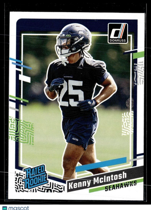2023 DONRUSS RATED ROOKIE 391 Kenny McIntosh - Seattle Seahawks