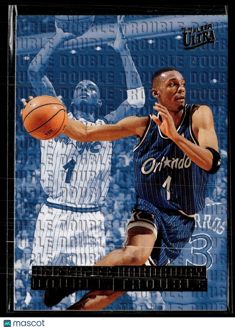 1995-96 FLEER ULTRA DOUBLE TROUBLE ANFERNEE HARDAWAY MAGIC