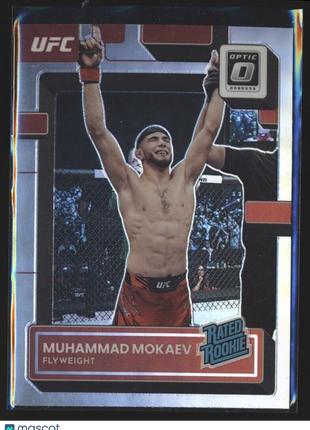 2023 OPTIC UFC HOLO SILVER RATED ROOKIE MUHAMMAD MOKAEV