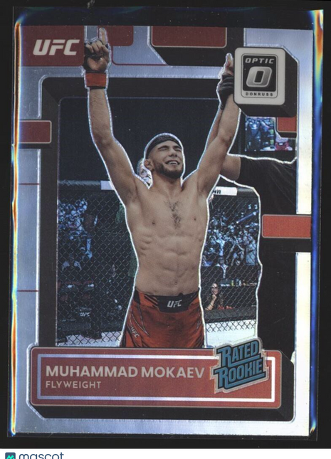 2023 OPTIC UFC HOLO SILVER RATED ROOKIE MUHAMMAD MOKAEV