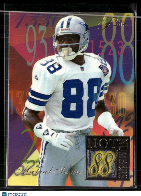 1994 FLAIR HOT NUMBERS MICHAEL IRVIN COWBOYS