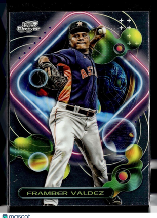 2023 TOPPS COSMIC CHROME 92 Framber Valdez - Houston Astros