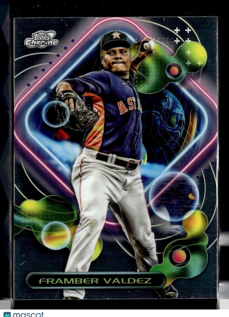 2023 TOPPS COSMIC CHROME 92 Framber Valdez - Houston Astros