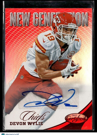 2012 CERTIFIED RED NEW GENERATION /350 AUTO DEVON WYLIE CHIEFS