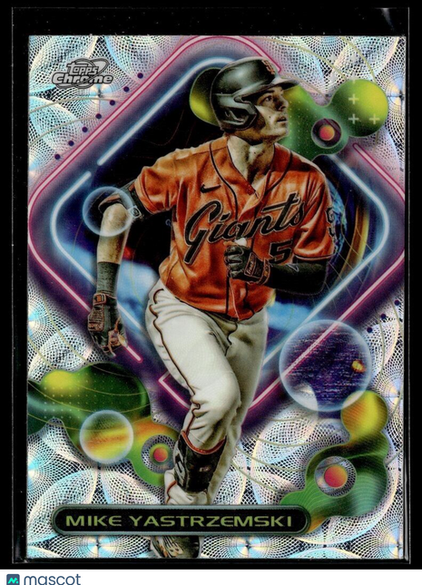 2023 TOPPS COSMIC CHROME NUCLEUS 133 Mike Yastrzemski - San Francisco Giants