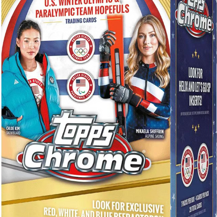 MULTI 2026 Topps Chrome US Olympic & Paralympic Hopefuls Blaster Box