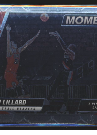 2021-22 MOSAIC MOMENTS IN TIME DAMIAN LILLARD BLAZERS