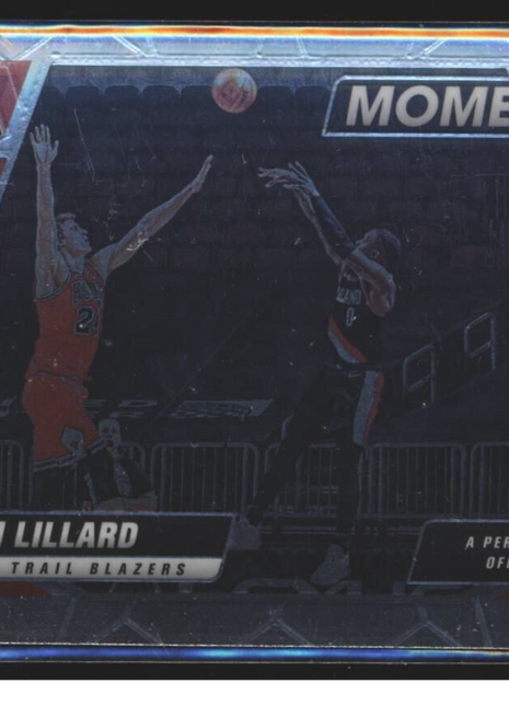 2021-22 MOSAIC MOMENTS IN TIME DAMIAN LILLARD BLAZERS