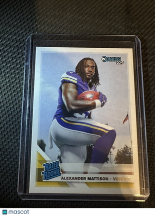 2019 Panini Donruss - Rated Rookie #331 Alexander Mattison (RC)
