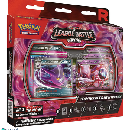 Pokemon TCG: Team Rocket's Mewtwo Ex League Battle Deck - 60 Cards